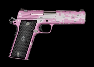 Coonan Classic - Pink Camo DuraCoat with Black Aluminum Grips