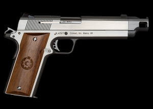 Coonan Classic with Compensated Barrel - Stainless Steel with Smooth Walnut Grips