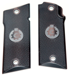 Grips, Black Aluminum Milled, Laser Etched Logo